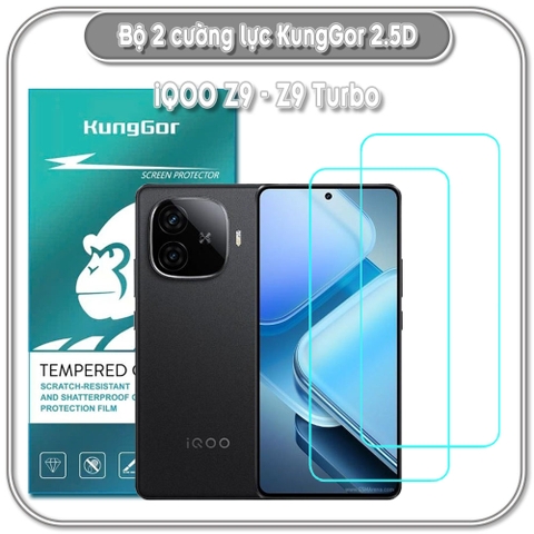 Bộ 2 Cường lực KungGor cho iQOO Z9 - Z9 Turbo