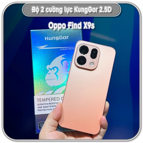Bộ 2 Cường lực KungGor cho Oppo Find X9 - Find X9S