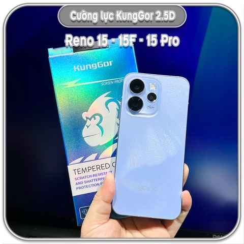 Bộ 2 Cường lực KungGor cho Oppo Reno 15 - 15F - 15 Pro
