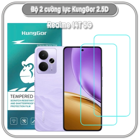 Bộ 2 Cường lực KungGor cho Realme 14T 5G