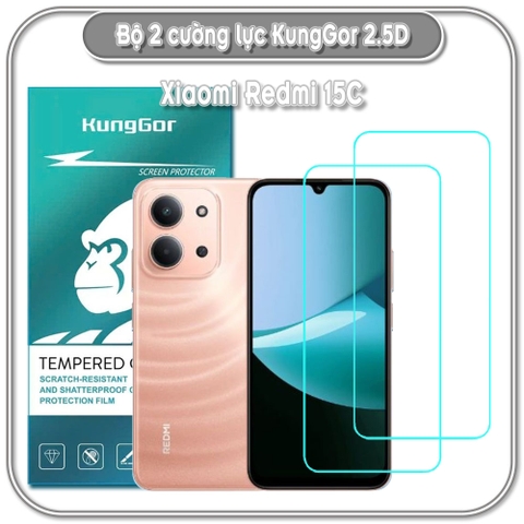 Bộ 2 Cường lực KungGor cho Redmi 15C