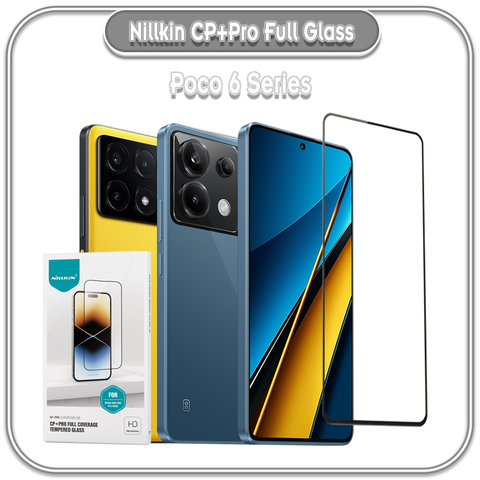 Cường lực Poco X6 - X6 Pro - M6 Pro, Nillkin CP+ Pro full viền đen