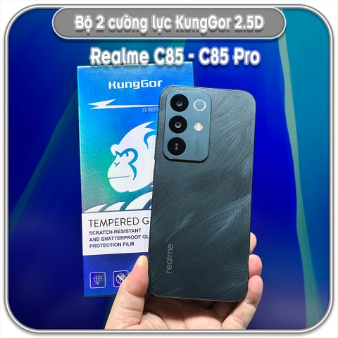 Bộ 2 Cường lực Realme C85 - C85 Pro, KungGor trong