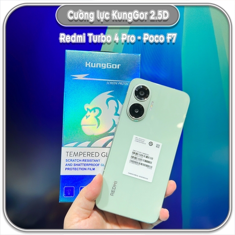 Cường lực KungGor cho Redmi Turbo 4 Pro - Poco F7