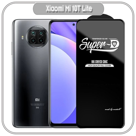 Kính cường lực Super D Xiaomi Mi 10T Lite Full viền Đen MIETUBL