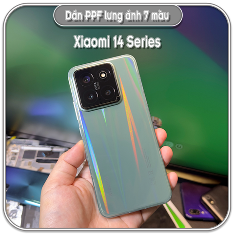 Dán lưng Xiaomi 14 Series, PPF trong / nhám / 7 màu