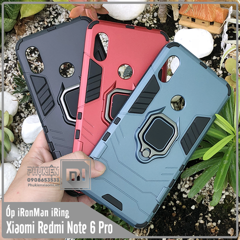 Ốp lưng Redmi Note 6 Pro - Note 6 iRON - MAN IRING Nhựa PC cứng