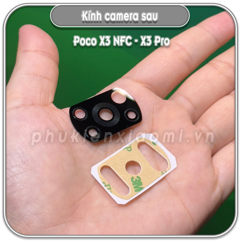 Kính camera sau cho Poco X3 NFC - X3 Pro