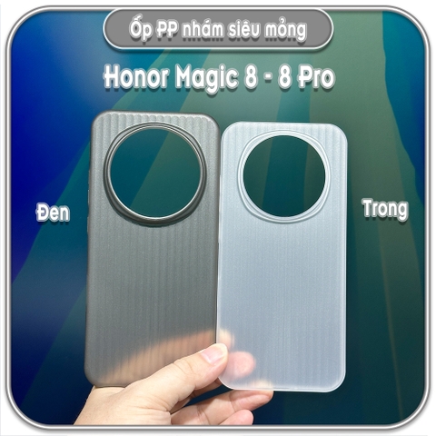 Ốp PP nhám siêu mỏng cho Honor Magic 8 - 8 Pro
