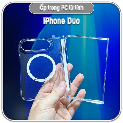 Ốp lưng PC có nam châm sạc từ tính cho iPhone Duo