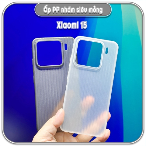 Ốp PP nhám siêu mỏng cho Xiaomi 15