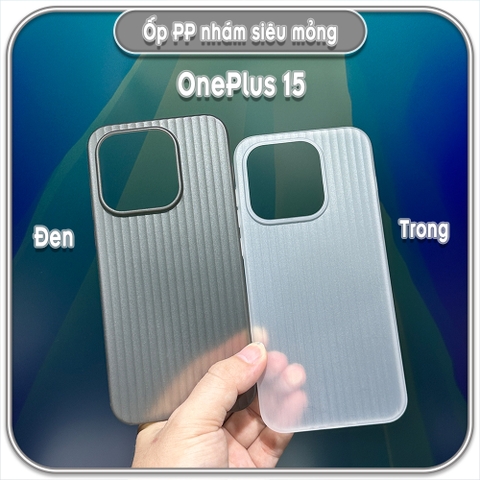 Ốp PP nhám siêu mỏng cho OnePlus 15