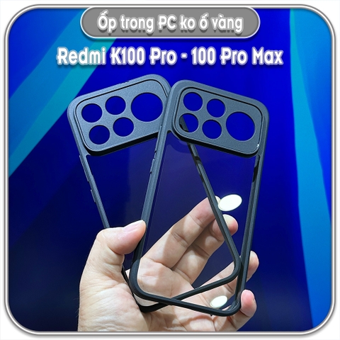Ốp trong viền đen cho Redmi K100 Pro - Poco F9 Pro / K100 Pro Max - F9 Ultra