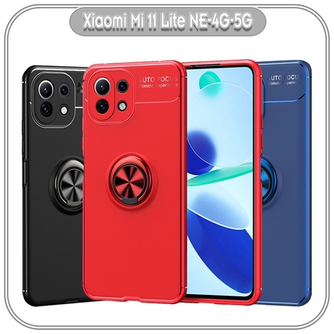 Ốp lưng cho Xiaomi Mi 11 Lite NE - 4G - 5G chống sốc iRing Auto Focus