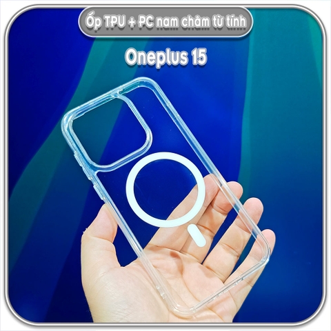 Ốp lưng TPU + PC có nam châm sạc từ tính cho Oneplus 15