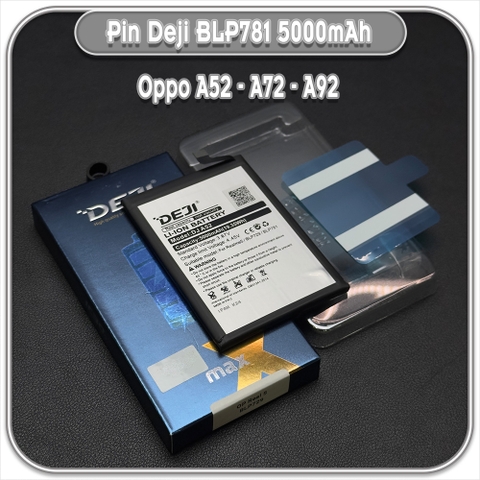 Thay pin cho Oppo A52 - A72 - A92, Deji BLP781 5000mAh