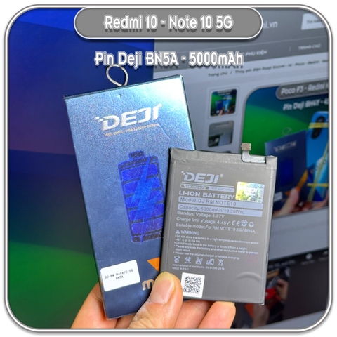 Thay pin Redmi 10 - Note 10 5G, Deji BN5A 5000mAh