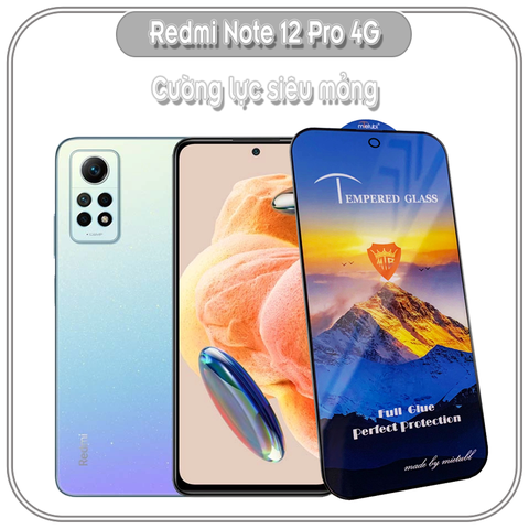 Cường lực MTB GLASS siêu mỏng cho Redmi Note 12 Pro 4G