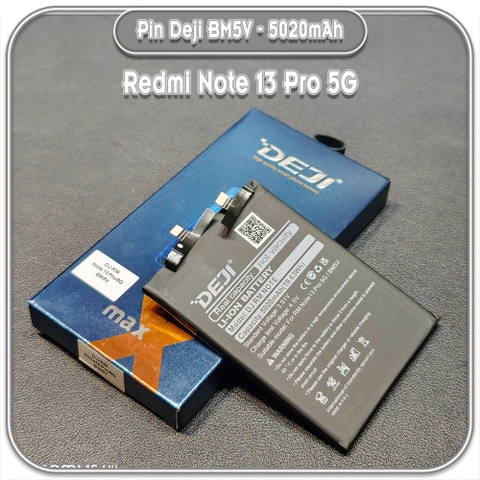 Thay pin Redmi Note 13 Pro 5G, Deji BM5V 5020mAh