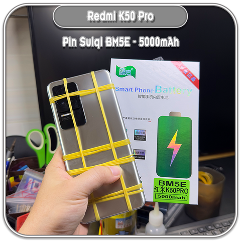 Pin thay thế Suiqi BM5E cho Redmi K50 Pro, 5000mAh