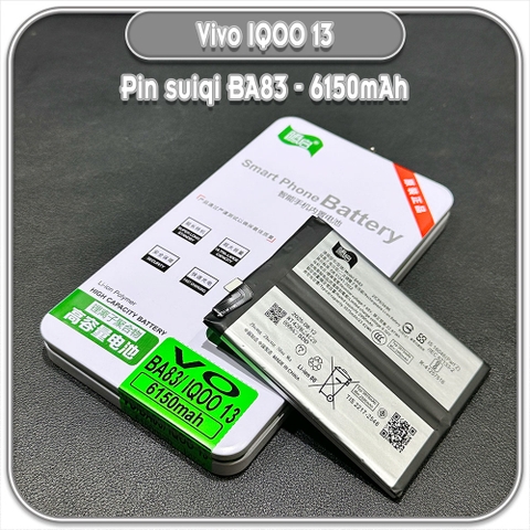 Thay pin cho IQOO 13 Suiqi BA83 6150mAh