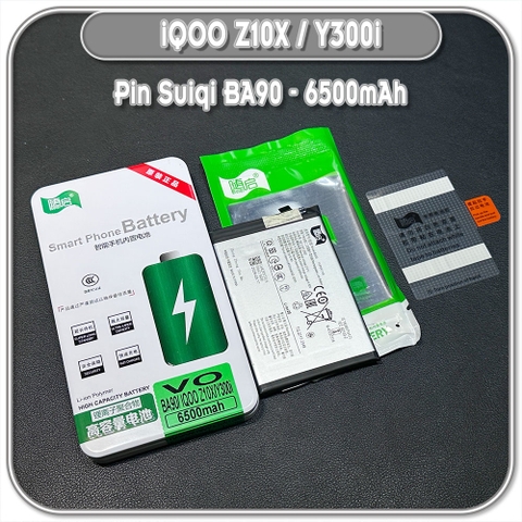 Thay pin iQOO Z10X /Y300i Suiqi BA90 6500mAh