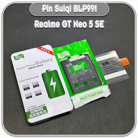 Thay pin Realme Gt Neo 5 SE Suiqi BLP991 5000mAh