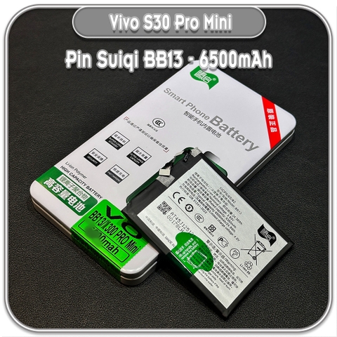 Thay Pin Vivo S30 Pro Mini, Suiqi BB13 6500mAh