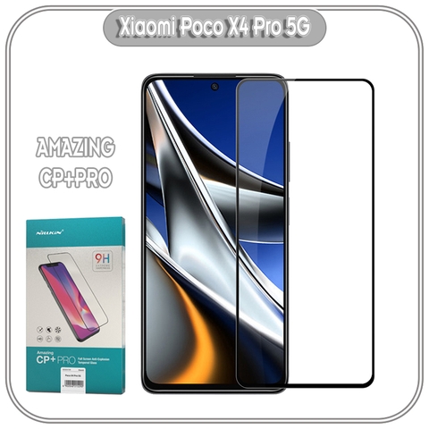 Kính cường lực Nillkin CP+ PRO cho Xiaomi Poco X4 Pro 5G FULL viền đen