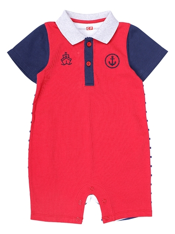 Bodysuit bé trai đùi CF B1220009 (6M/9M/12M,Đỏ)