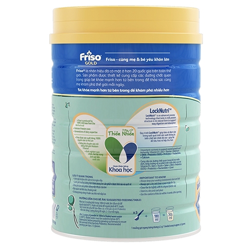 Combo 5 lon sữa Friso Gold số 4 900g (2-4 tuổi)