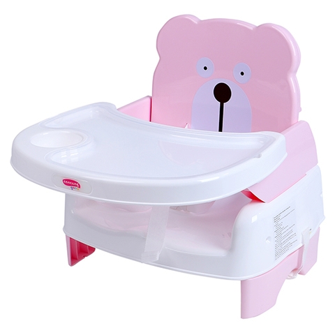 Ghế ngồi ăn chân thấp ConCung Good (hồng)