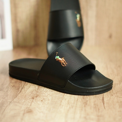 Dép Pony Abrasive Basic - Đen Full