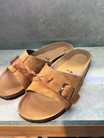 Dép Da Ohita Braided - Dean girl brand