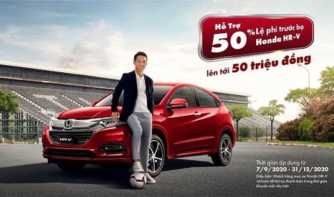Đừng bỏ lỡ cơ hội sở hữu Honda HR-V 2020 phong cách thể thao, tiện nghi với ưu đãi vô cùng hấp dẫn lên tới 50 triệu đồng