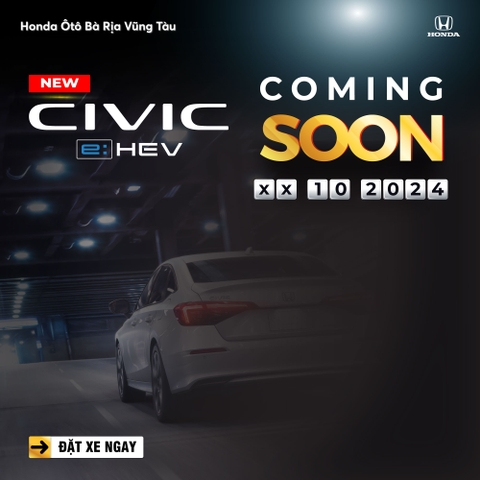 [COMING SOON] HONDA CIVIC HOÀN TOÀN MỚI