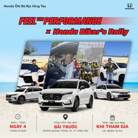 FEEL THE PERFORMANCE X HONDA BIKER’S RALLY