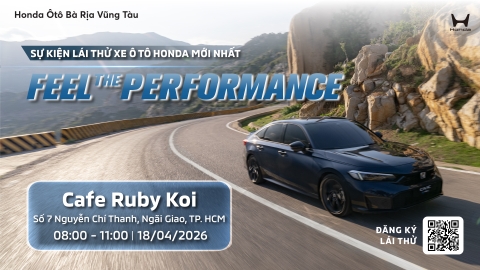 LÁI THỬ & TRẢI NGHIỆM CÁC DÒNG XE HONDA HOÀN TOÀN MIỄN PHÍ