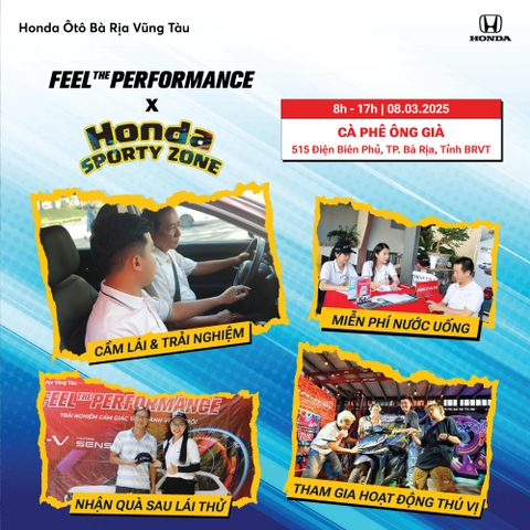 FEEL THE PERFORMANCE x HONDA SPORTY ZONE