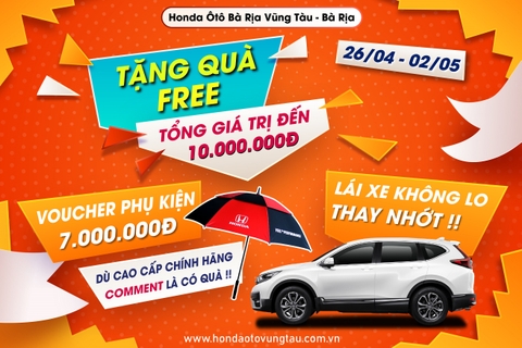 GIVE AWAY NHÂN DỊP ĐẠI LỄ (30/4 - 01/05)