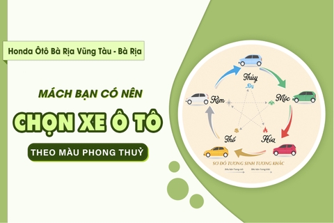 CÓ NÊN CHỌN XE Ô TÔ THEO MÀU PHONG THUỶ