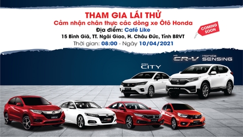 TEST DRIVE - LÁI THỬ & TRẢI NGHIỆM CHÂN THỰC
