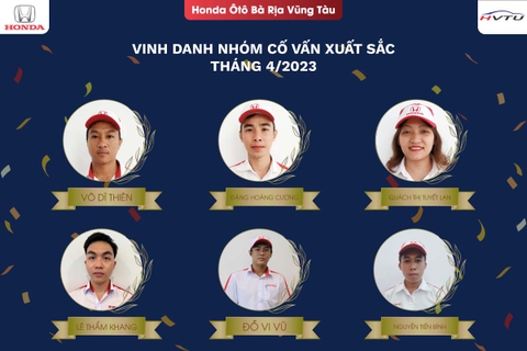VINH DANH CÁ NHÂN & TẬP THỂ XUẤT SẮC THÁNG 4/2023 
