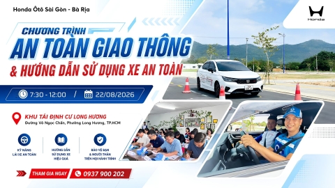 TRẢI NGHIỆM LÁI XE AN TOÀN CÙNG HONDA