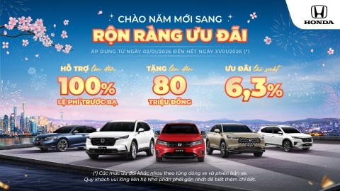 CHÀO NĂM MỚI SANG - RỘN RÀNG ƯU ĐÃI