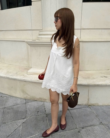 Penelope Dress | Trắng