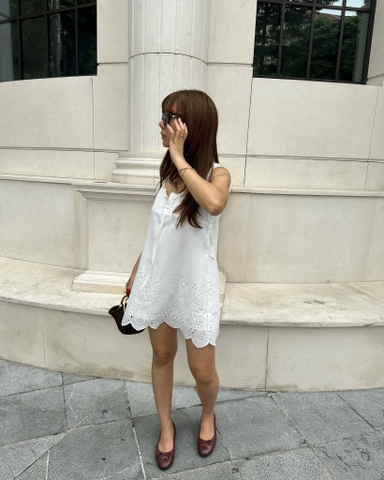 Penelope Dress | Trắng