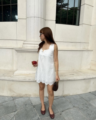Penelope Dress | Trắng