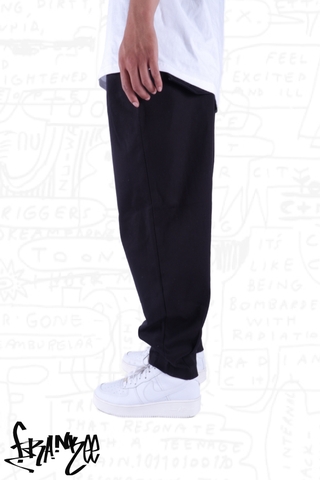 Kaki Baggy Pants - Black