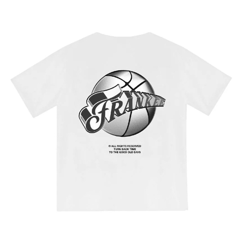 B&W Basketball T-shirt | White